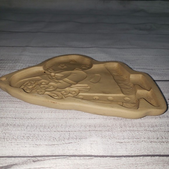 Vintage Brown Bag Cookie Art Santa Claus Cookie Mold 1989 Hill Design Christmas - Picture 4 of 7